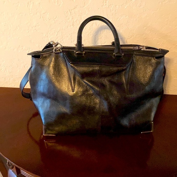 Alexander Wang large black leather 2 Way Bag, excellent condition . - Picture 3 of 12